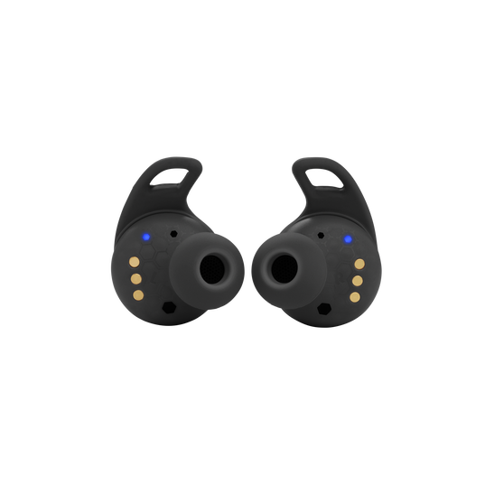 JBL Reflect Flow Pro - Black - Waterproof true wireless Noise Cancelling active sport earbuds - Back